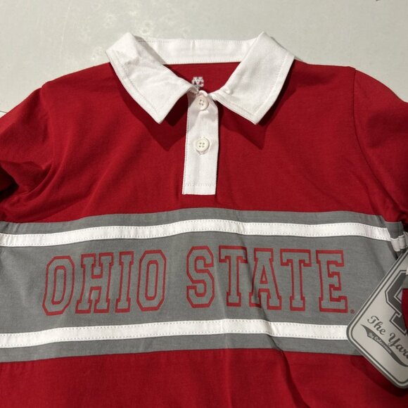 NEW Ohio State Buckeyes Colosseum Cheer Rugby Shirt Skirt Toddler Girls 3T - Picture 3 of 8